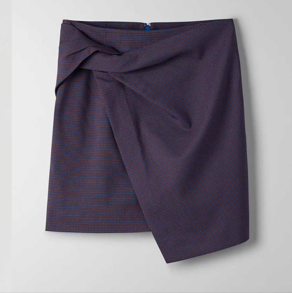 Aritzia Babaton Jethro Twisted Mini Skirt - Picture 4 of 11